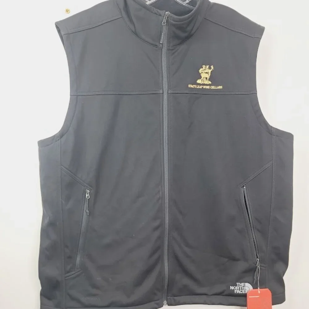 The North Face‎ Men's Black Ridgewall Soft Shell Sleeveless Winter Vest Size XXL